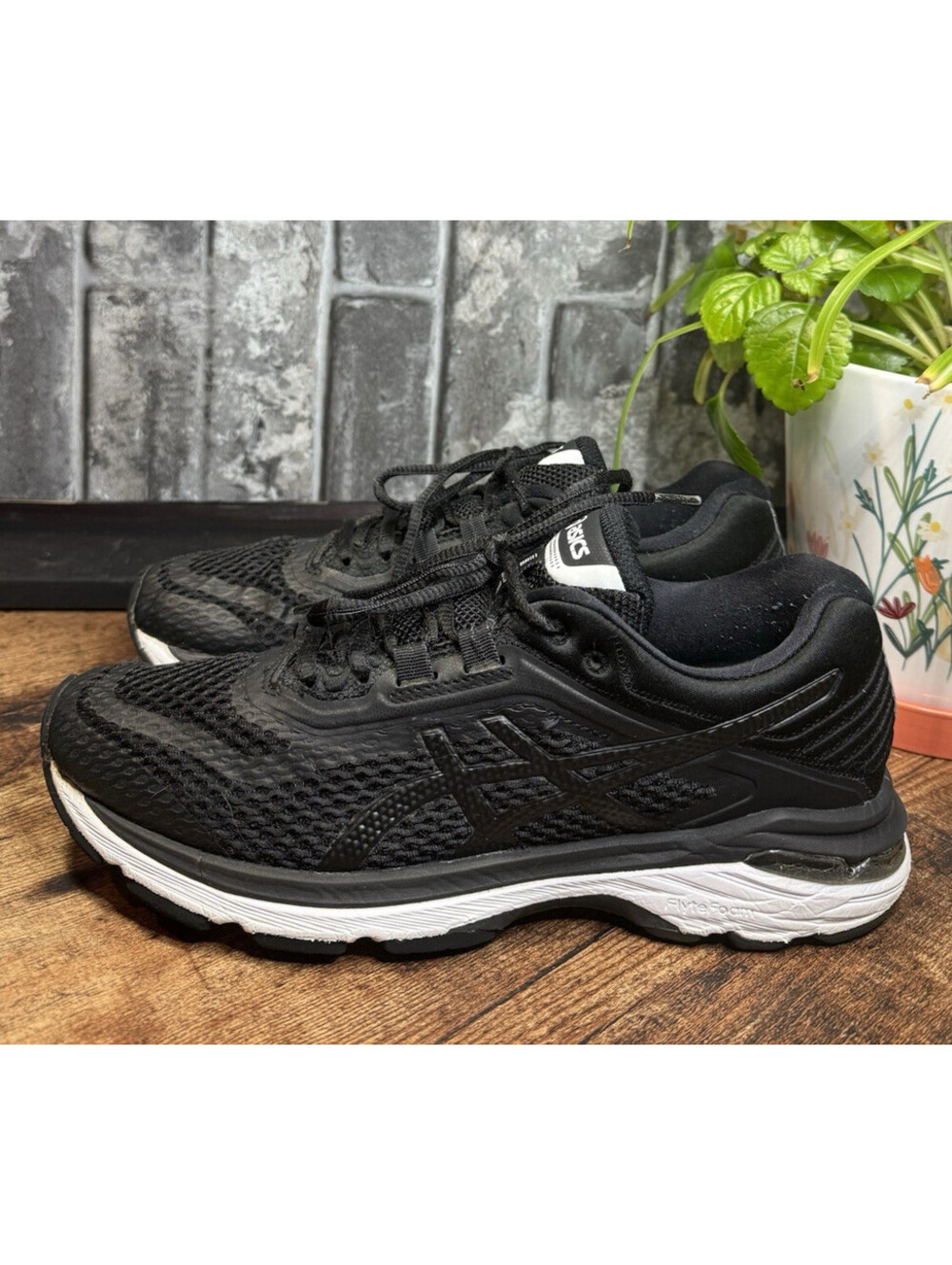 ASICS GT-2000 Men's Running Shoes Cushioned Black/White US 8.5 EU 40 T855N